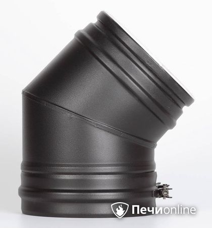 Колено 45° Schiedel Отвод 45° д.150 PM25 (Черный) Permetr в Надыме