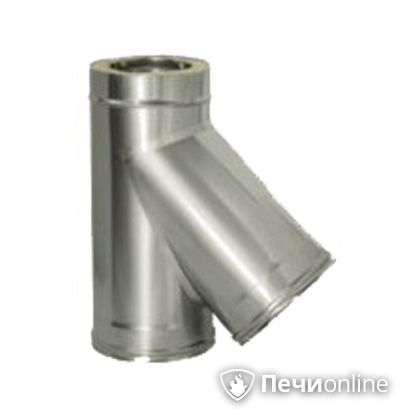 Дымоход Дымок Тройник 45° с изоляцией 0.5 мм. ТRFR45 150/230 в Надыме