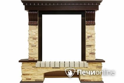 Портал для электрокамина Royal Flame Pierre Luxe угловой сланец под классический очаг в Надыме