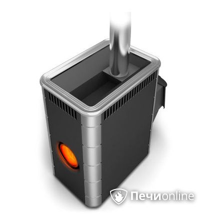 Дровяная банная печь TMF Аврора Inox ДА Иллюминатор антрацит НВ  в Надыме