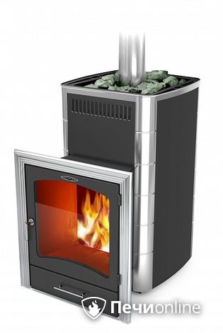 Дровяная банная печь TMF Калина II Inox БСЭ ТО антрацит НВ ПРН в Надыме