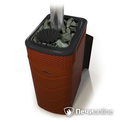 Дровяная банная печь TMF Гейзер XXL 2017 Inox Витра закрытая каменка терракота в Надыме