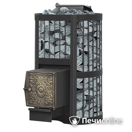 Дровяная банная печь Везувий Ураган Стандарт 22 (ДТ-4) с закрытой каменкой чугун в Надыме